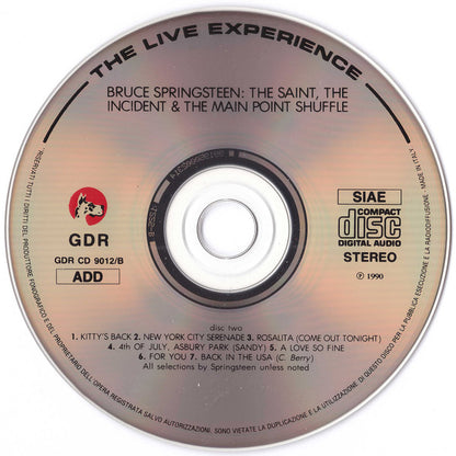 BRUCE SPRINGSTEEN 2xCD The Saint, The Incident & The Main Point Shuffle (Fat Box)