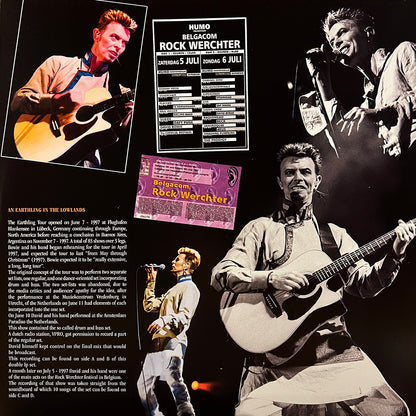 DAVID BOWIE 2xLP An Earthling In The Lowlands (Yellow Coloured Vinyls Numbered)