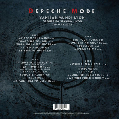 DEPECHE MODE 2xLP Vanitas Mundi Lyon (Clear Coloured Vinyl)
