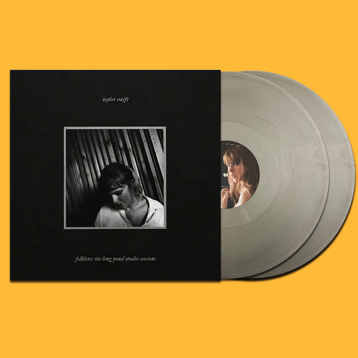 TAYLOR SWIFT 2xLP Folklore: The Long Pond Studio Sessions (Silver Colour Vinyls)