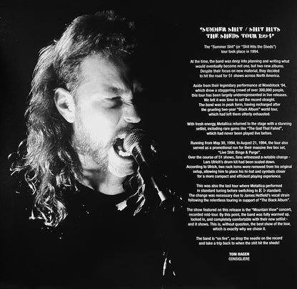 METALLICA 3xLP Shit Hits The Sheds (Orange Coloured Vinyls) PROMO Edition