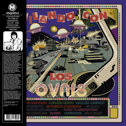 LOS OVNIS LP Bailando Con Los Ovnis (Yellow Coloured Vinyl)