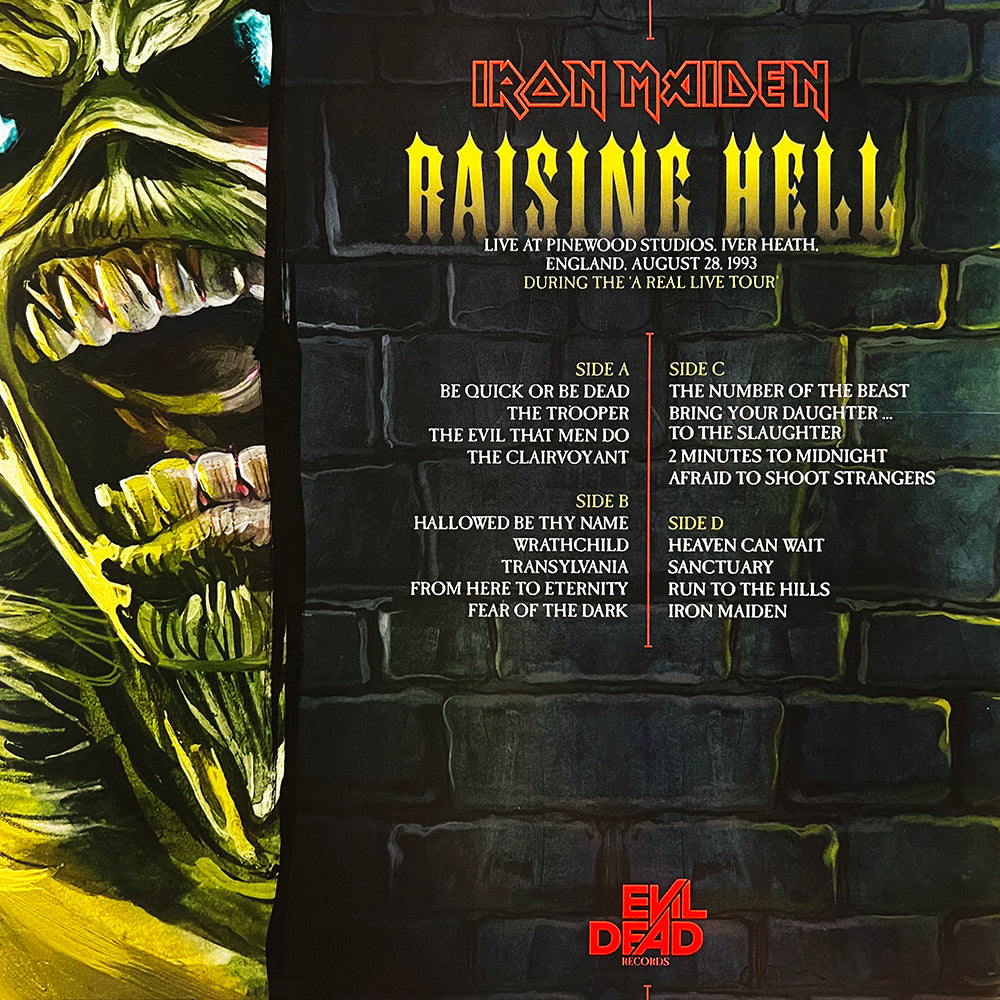 IRON MAIDEN 2xLP Raising Hell (Green Marble Coloured Vinyls)