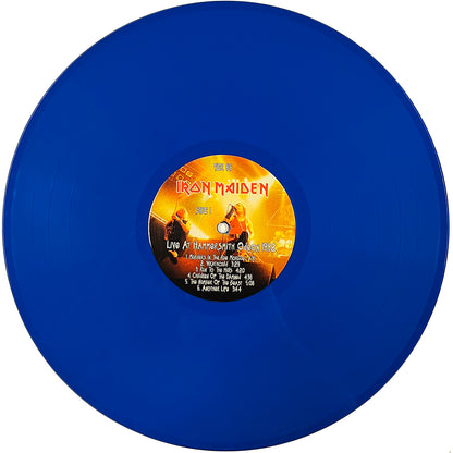 IRON MAIDEN 2xLP Live At Hammersmith Odeon 1982 (Blue Coloured Vinyls)