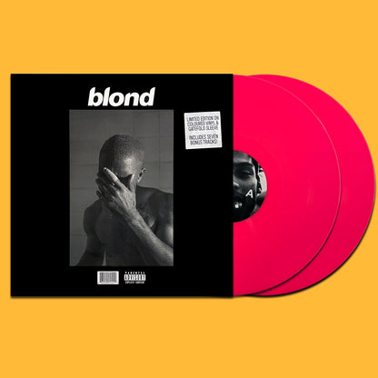 FRANK OCEAN 2xLP Blond (Pink Coloured Vinyls) Gatefold Cover + 7 Bonus Tracks