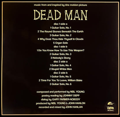NEIL YOUNG 2xLP Dead Man Ost (Gold Coloured Vinyls with Poster)