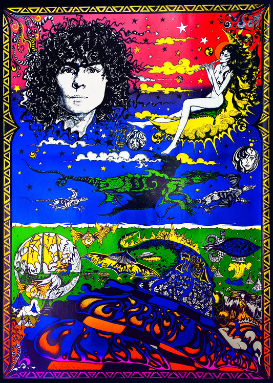 T. REX POSTER Futuristic Dragon
