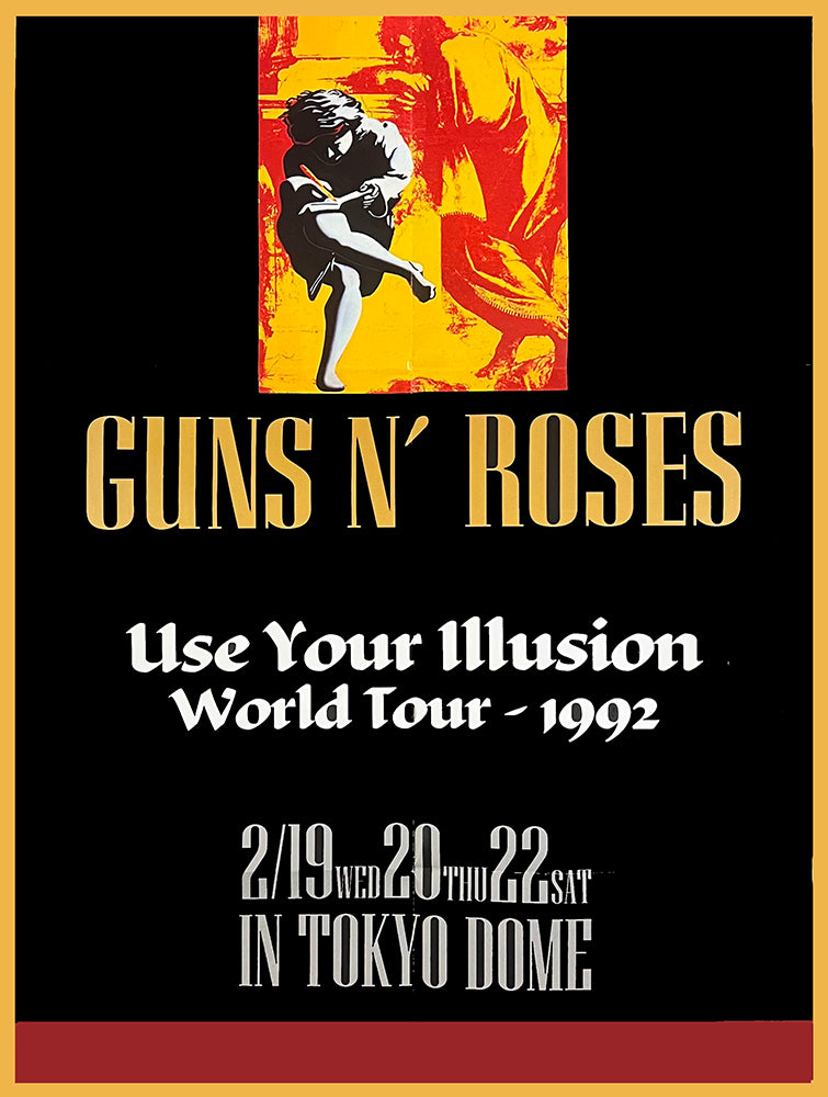 GUNS AND ROSES 4xLP BOX SET The Legendary Tokyo Night 1992 (Grey Marbled Colour)