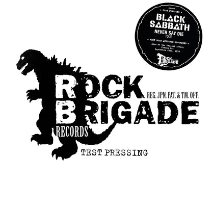 BLACK SABBATH 2xLP Never Say Die Tour (TEST PRESSING)