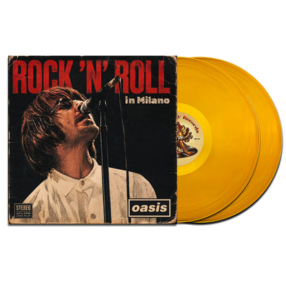 OASIS 2xLP Rock 'N' Roll In Milano (Orange Crystal Coloured) 70 Copies