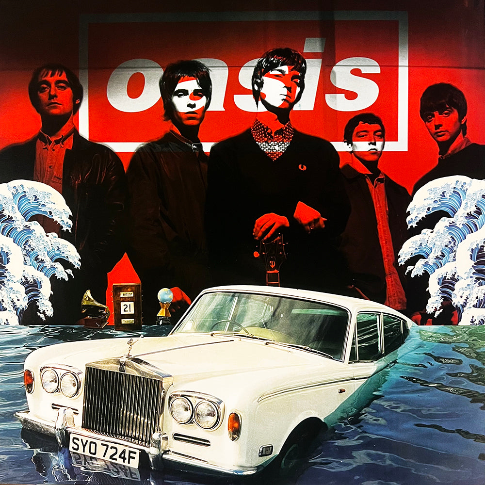 OASIS 2xLP Destination Budokan (Green & Yellow Coloured) 320 Numbered Copies