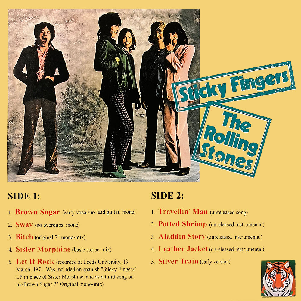 ROLLING STONES LP Sticky Fingers The Alternate Album (Red Vinyl - Pop Up Cover)