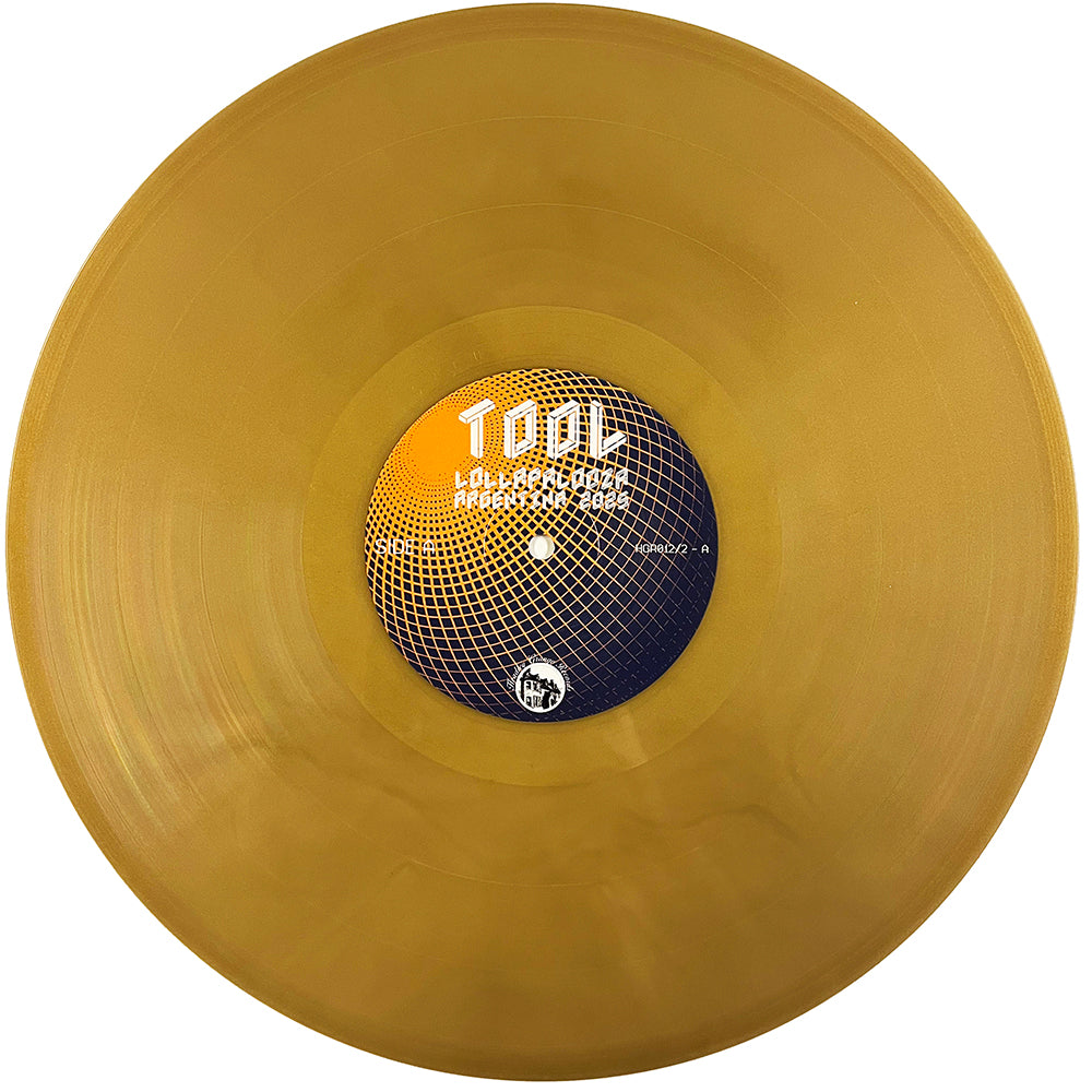 TOOL 2xLP Lollapalooza Argentina 2025 (Gold Coloured Vinyls) 250 Copies
