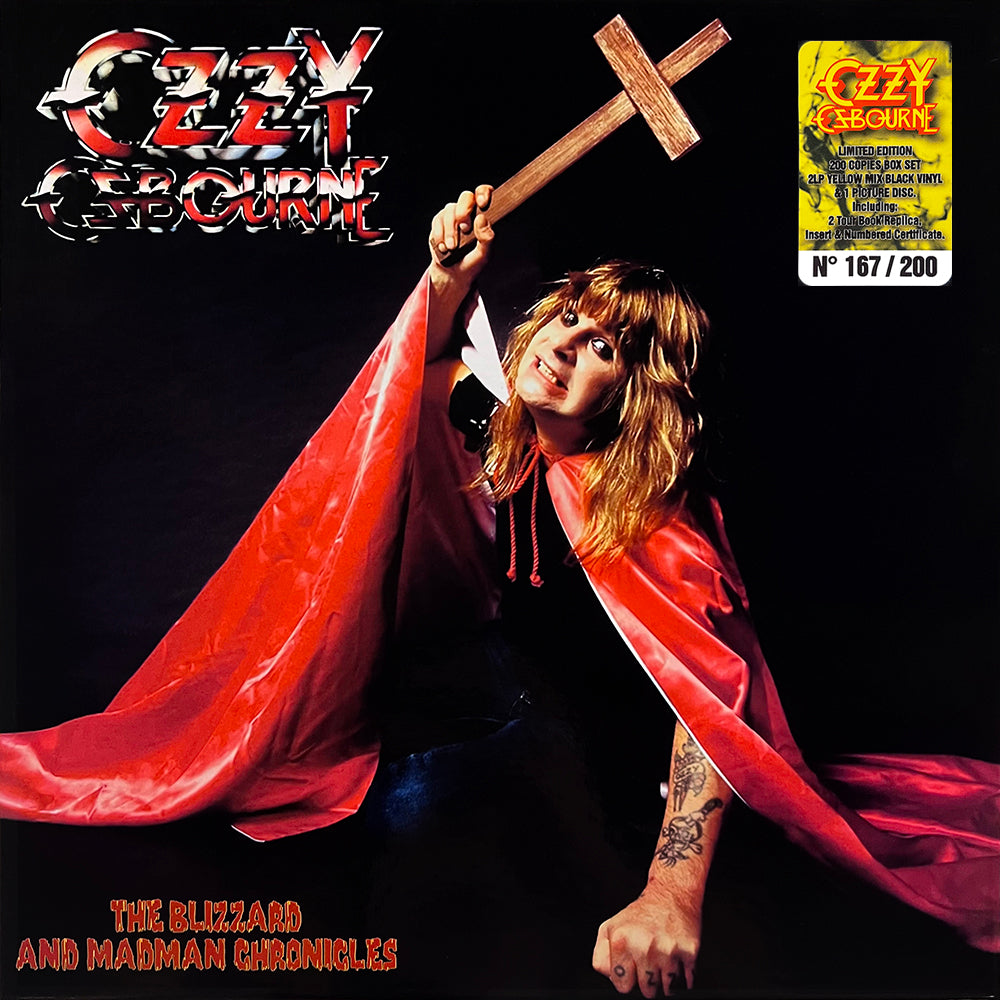 OZZY OSBOURNE BOX SET 2xLP+PD The Blizzard And Madman Chronicles (Yellow Black)