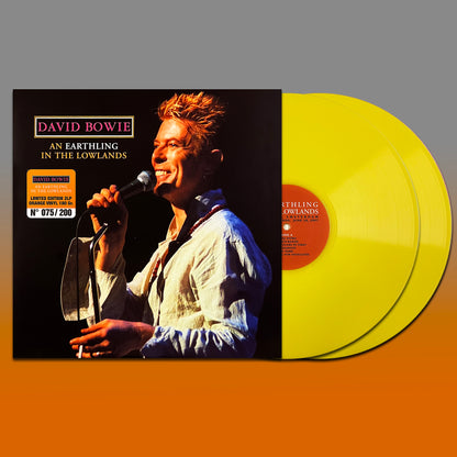 DAVID BOWIE 2xLP An Earthling In The Lowlands (Yellow Coloured Vinyls Numbered)