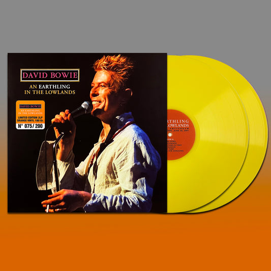 DAVID BOWIE 2xLP An Earthling In The Lowlands (Yellow Coloured Vinyls Numbered)