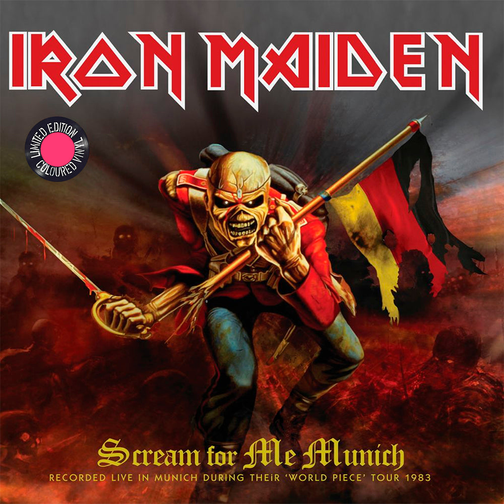 IRON MAIDEN 2xLP Scream For Me Munich (Purple Colour Vinyls) 250 Copies