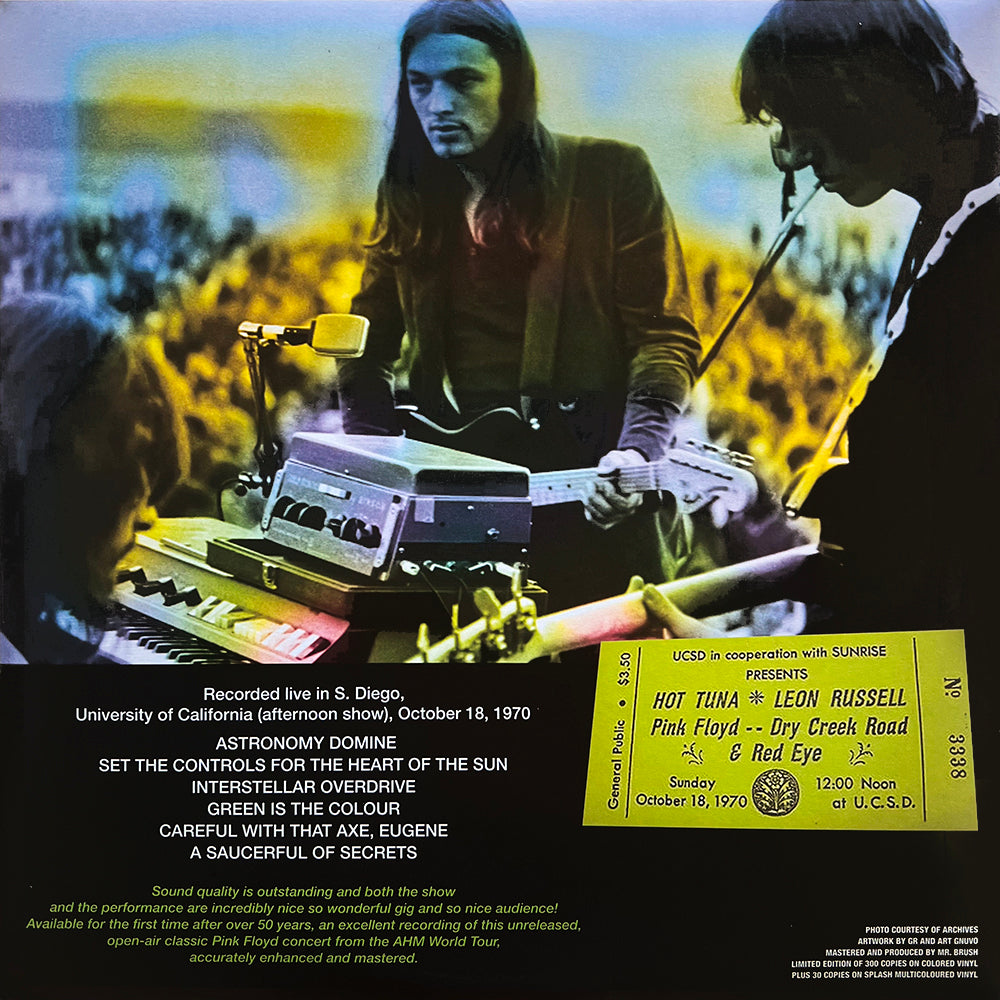 PINK FLOYD 2xLP A Psychedelic Breakfast (Pink Marbled Vinyl) Gatefold Cover