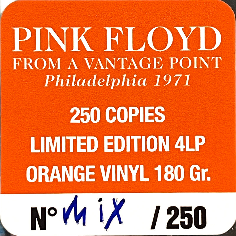 PINK FLOYD BOX SET 4xLP From A Vantage Point Philadelphia 1971 MIX Colour PROMO