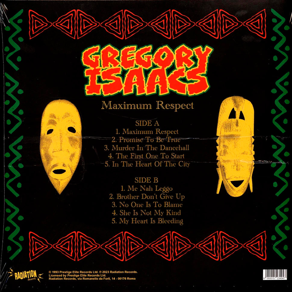 GREGORY ISAACS LP Maximum Respect