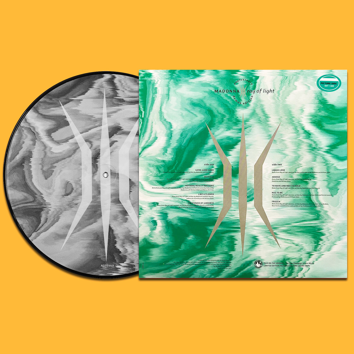 MADONNA LP Ray Of Light 25th Anniversary DEMOS Edition (Picture Disc with Cover)