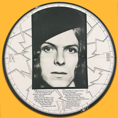 DAVID BOWIE LP The Man Who Sold The World (Round Cover Blue Ice Coloured Vinyl)