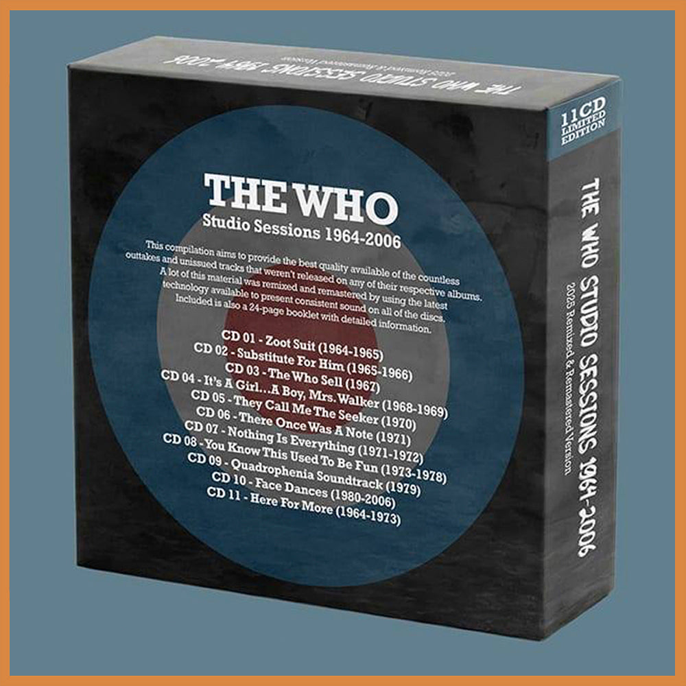 THE WHO 11xCD BOX SET Studio Sessions 1964 - 2006 (200 Numbered Copies)