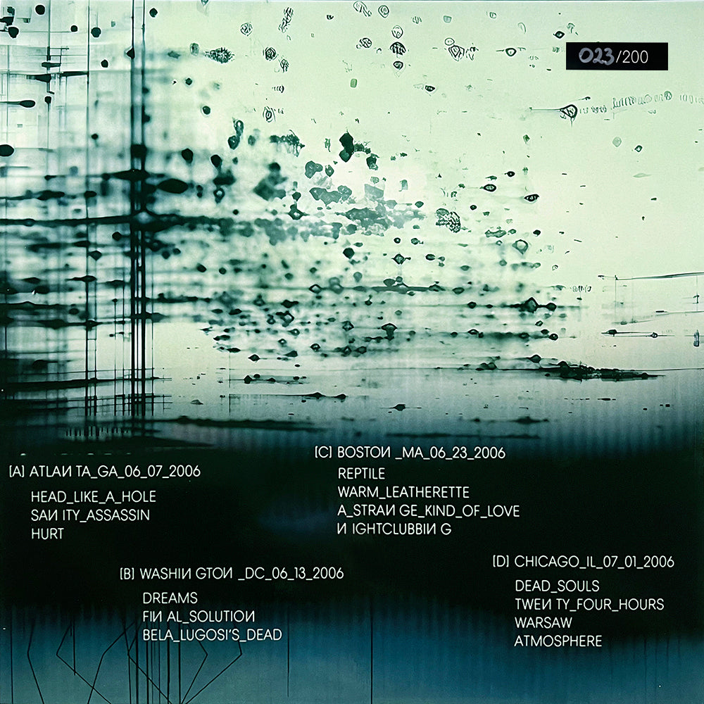 NINE INCH NAILS 2xLP Where Darkness Doubles, Where Light Pours In (Midnite Blue)