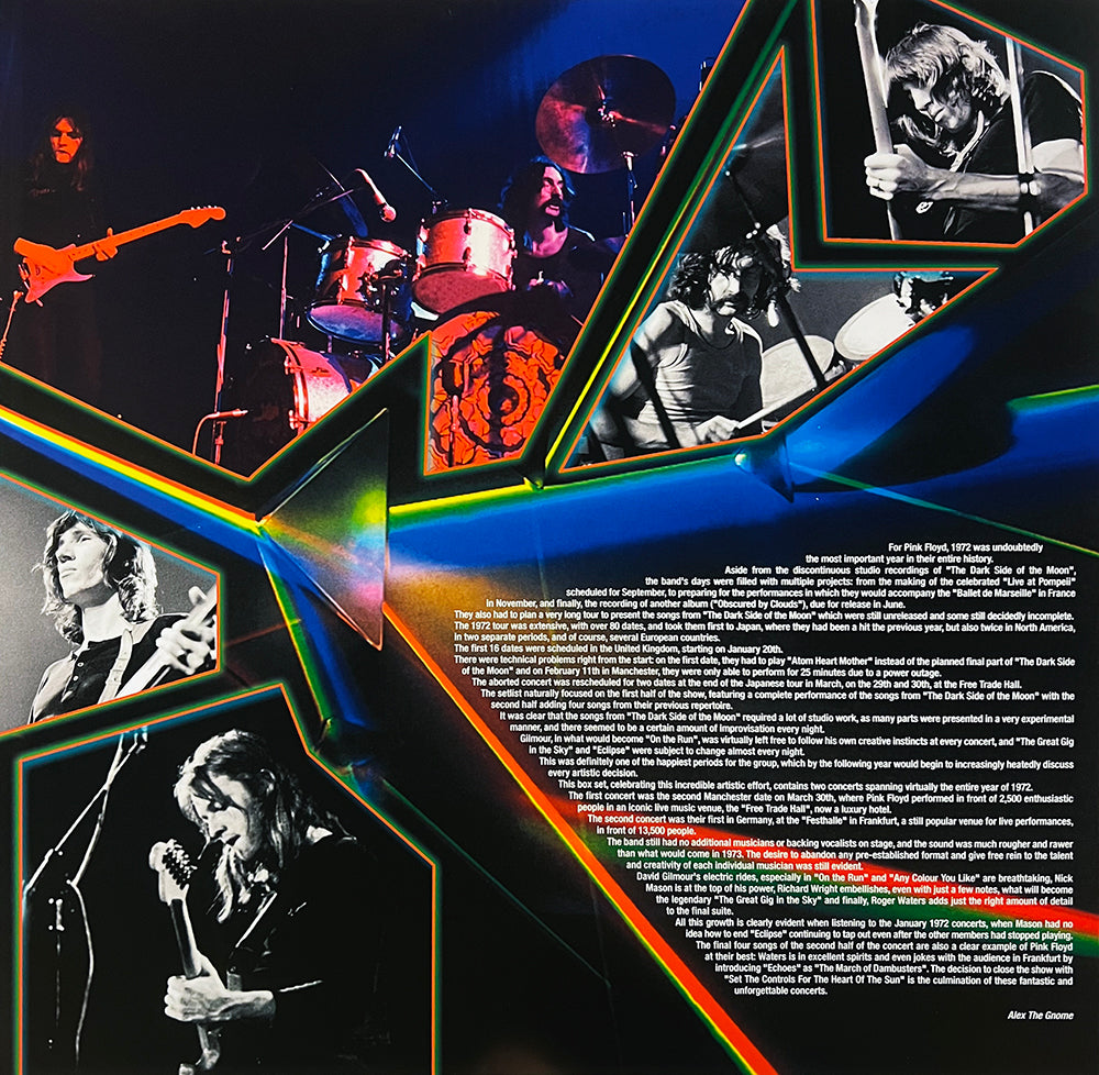 PINK FLOYD BOX SET 5xLP The 1972 Lunatic Chronicles (Green Mix Black 200 Copies)