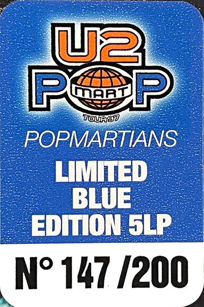 U2 BOX SET 5xLP Popmartians (Blue Coloured Numbered 200 Copies)