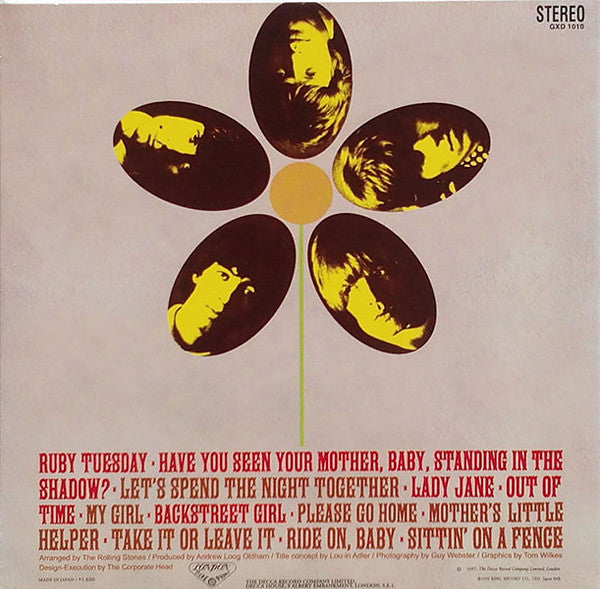 ROLLING STONES CD Flowers (Japan)