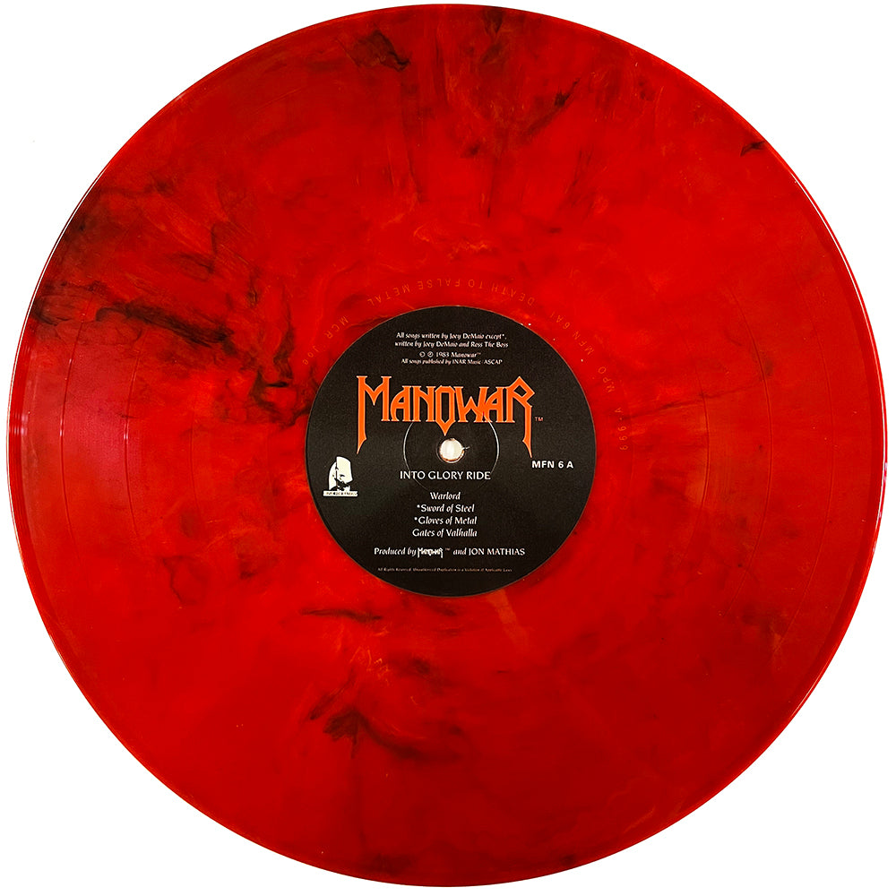 MANOWAR LP Into Glory Ride (Red Marbled Coloured Vinyl) with Insert