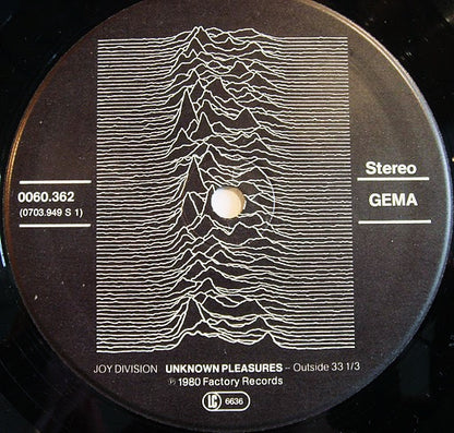 JOY DIVISION LP Unknown Pleasures (with insert)