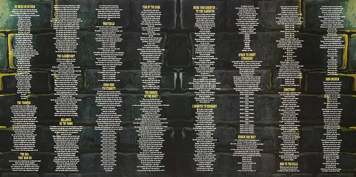 IRON MAIDEN 2xLP Raising Hell (Green Marble Coloured Vinyls)