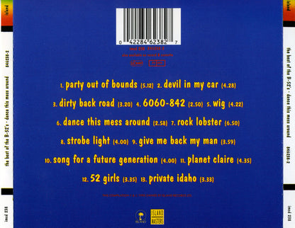 THE B-52'S CD Dance This Mess Around - The Best Of