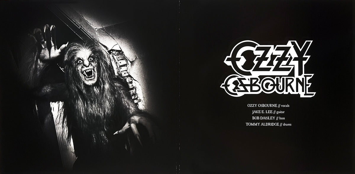 OZZY OSBOURNE 2xLP Bark At The Moon Japan Tour (Blue Darkness Coloured Vinyls)