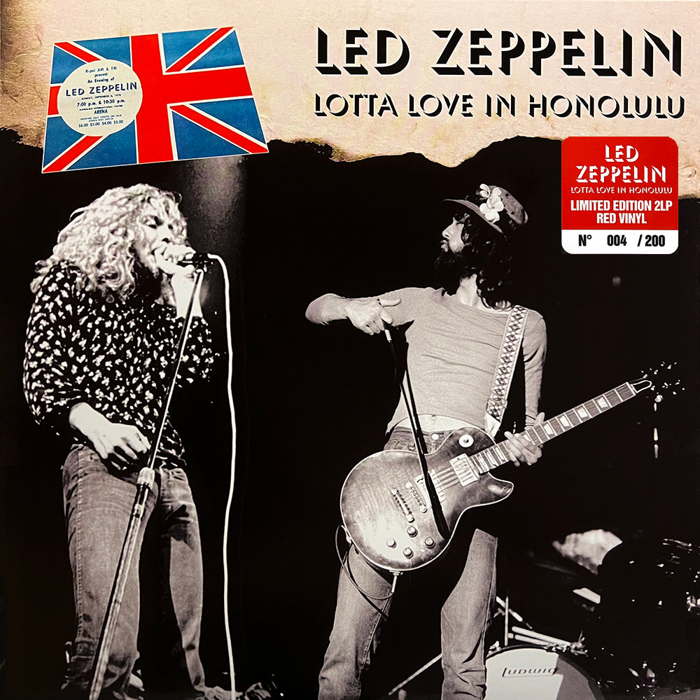 LED ZEPPELIN 2xLP Lotta Love In Honolulu (Red Colour Vinyl) 200 Numbered Copies
