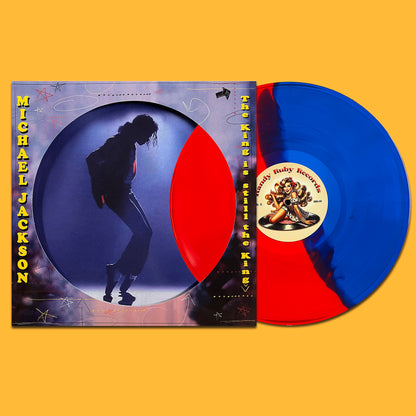 MICHAEL JACKSON LP The King is Still the King (Red/Blue Split Coloured Vinyl)