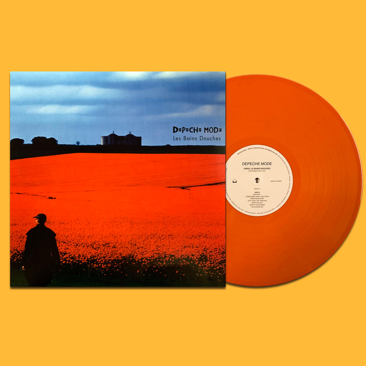 DEPECHE MODE LP Les Bains Douches (Orange Coloured Vinyl)