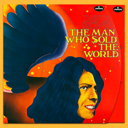 DAVID BOWIE LP The Man Who Sold The World (Round Cover Blue Ice Coloured Vinyl)