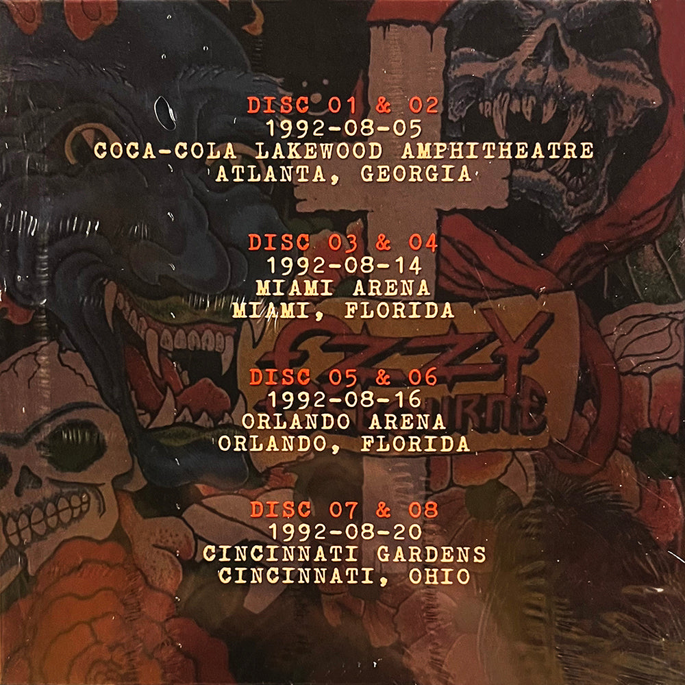 OZZY OSBOURNE BOX SET 8xCD Live & Loud - The Alternate Live Album Collection