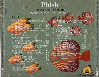 PHISH 2xCD They Are The Best Overall (Psychomotion In Corpus Eight) 1/2