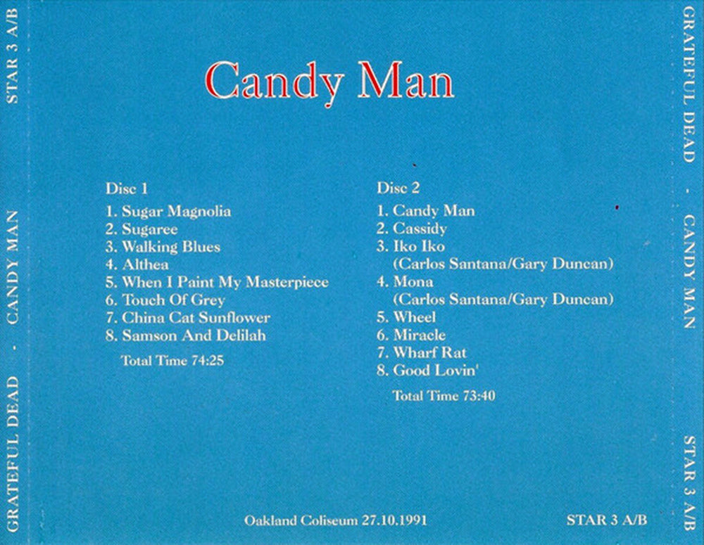 GRATEFUL DEAD 2xCD Candy Man