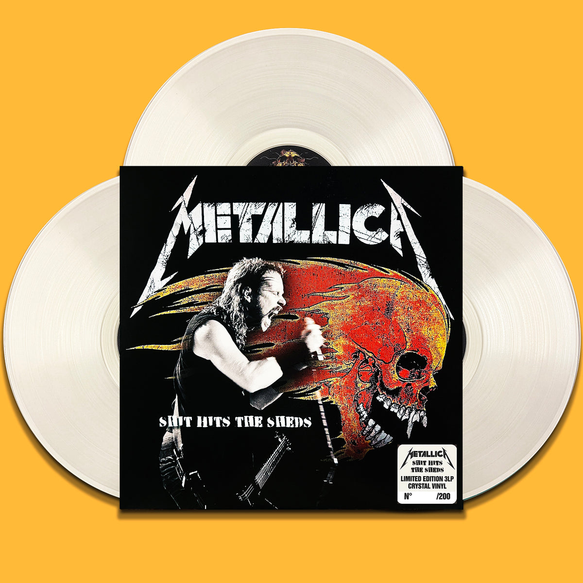 METALLICA 3xLP Shit Hits The Sheds (Crystal Coloured Vinyls) PROMO