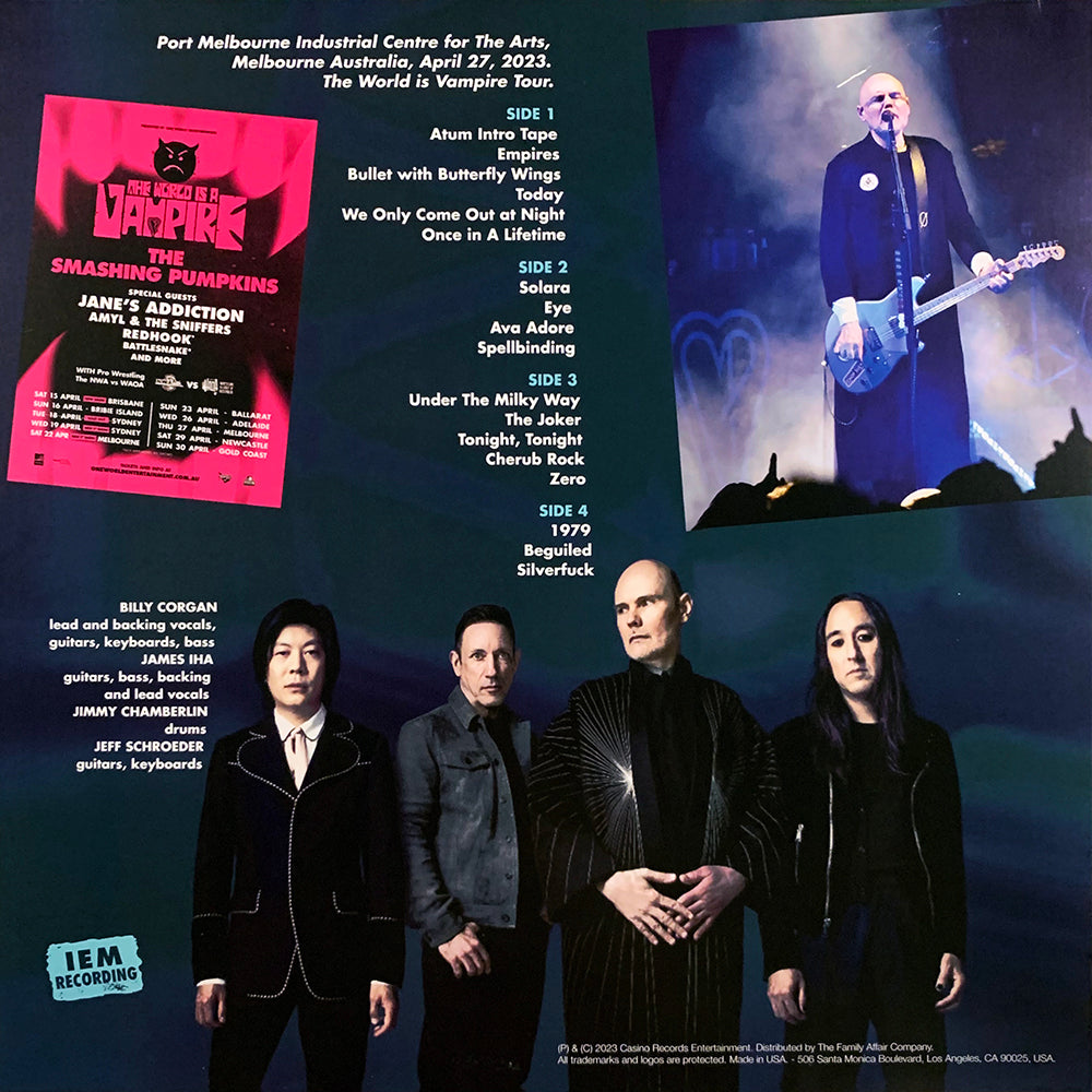 SMASHING PUMPKINS 2xLP Once In A Lifetime (Blue Coloured Vinyls) PROMO