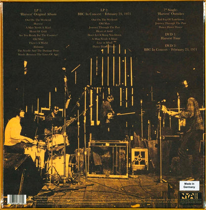 NEIL YOUNG BOX SET Harvest 2xLP+7"+2xDVD+Book (50th Anniversary Deluxe Edition)