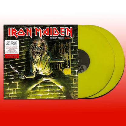 IRON MAIDEN 2xLP Ruskin Arms 1979 (Lime Coloured Vinyls)