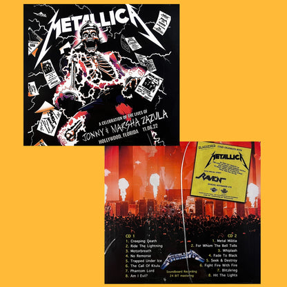 METALLICA 3xLP+2CD BOX SET Celebration Night (Crystal Clear Coloured) 320 Copies