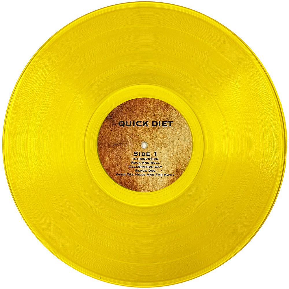 LED ZEPPELIN 3xLP Quick Diet (Yellow Coloured Vinyls) 250 Numbered Copies