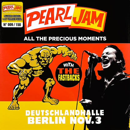 PEARL JAM BOX SET 4xLP All The Precious Moments (Yellow 150 Numbered Copies)